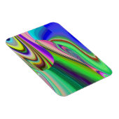 Summerfeeling , Abstrakt 3D Rainbowart Magnet (Rechte Seite)
