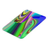 Summerfeeling , Abstrakt 3D Rainbowart Magnet (Linke Seite)