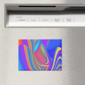Summerfeeling , Abstrakt 3D Rainbowart Magnet (In Situ (Geschirrspüler))