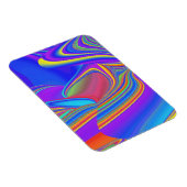 Summerfeeling , Abstrakt 3D Rainbowart Magnet (Rechte Seite)