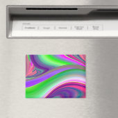 Summerfeeling , Abstrakt 3D Rainbowart Magnet (In Situ (Geschirrspüler))