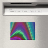 Summerfeeling , Abstrakt 3D Rainbowart Magnet (In Situ (Geschirrspüler))