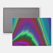 Summerfeeling , Abstrakt 3D Rainbowart Magnet (Vorderseite/Rückseite)