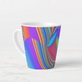 Summerfeeling , Abstrakt 3D Rainbowart Milchtasse (Linke Ecke)