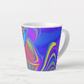Summerfeeling , Abstrakt 3D Rainbowart Milchtasse (Rechte Ecke)
