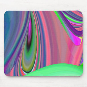 Summerfeeling , Abstrakt 3D Rainbowart Mousepad