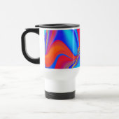 Summerfeeling , Abstrakt 3D Rainbowart Reisebecher (Links)