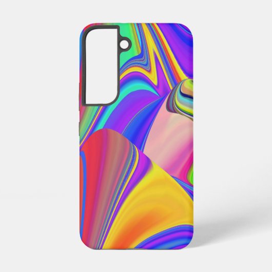 Summerfeeling , Abstrakt 3D Rainbowart Samsung Galaxy Hülle (Rückseite)