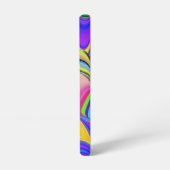 Summerfeeling , Abstrakt 3D Rainbowart Samsung Galaxy Hülle (Linke Seite)