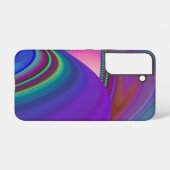Summerfeeling , Abstrakt 3D Rainbowart Samsung Galaxy Hülle (Rückseite (Horizontal))