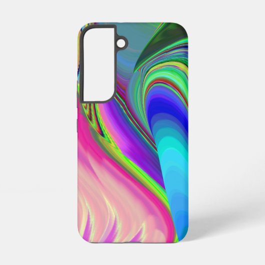 Summerfeeling , Abstrakt 3D Rainbowart Samsung Galaxy Hülle (Rückseite)
