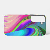 Summerfeeling , Abstrakt 3D Rainbowart Samsung Galaxy Hülle (Rückseite (Horizontal))