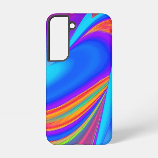 Summerfeeling , Abstrakt 3D Rainbowart Samsung Galaxy Hülle (Rückseite)