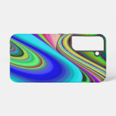 Summerfeeling , Abstrakt 3D Rainbowart Samsung Galaxy Hülle (Rückseite (Horizontal))