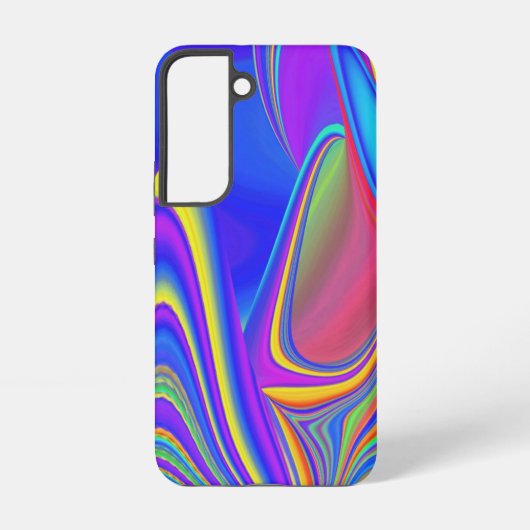 Summerfeeling , Abstrakt 3D Rainbowart Samsung Galaxy Hülle (Rückseite)