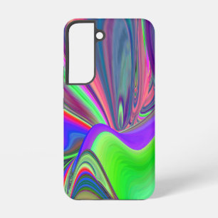 Summerfeeling , Abstrakt 3D Rainbowart Samsung Galaxy Hülle