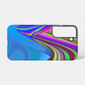 Summerfeeling , Abstrakt 3D Rainbowart Samsung Galaxy Hülle (Rückseite (Horizontal))