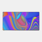 Summerfeeling , Abstrakt 3D Rainbowart Schreibtischunterlage (Vorderseite)