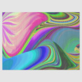 Summerfeeling , Abstrakt 3D Rainbowart Seidenpapier (Vorderseite)