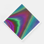 Summerfeeling , Abstrakt 3D Rainbowart Serviette (Ecke)