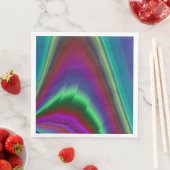 Summerfeeling , Abstrakt 3D Rainbowart Serviette (Beispiel)