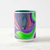 Summerfeeling , Abstrakt 3D Rainbowart Tasse (Zentrum)
