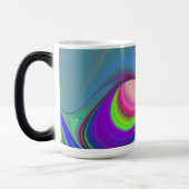 Summerfeeling , Abstrakt 3D Rainbowart Verwandlungstasse (Links)