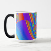 Summerfeeling , Abstrakt 3D Rainbowart Verwandlungstasse (Links)