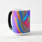 Summerfeeling , Abstrakt 3D Rainbowart Verwandlungstasse (Vorderseite Links)