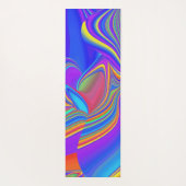 Summerfeeling , Abstrakt 3D Rainbowart Yogamatte (Rückseite)