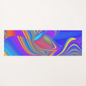 Summerfeeling , Abstrakt 3D Rainbowart Yogamatte (Vorderseite (Horizontal))