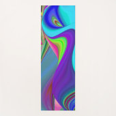 Summerfeeling , Abstrakt 3D Rainbowart Yogamatte (Vorderseite)