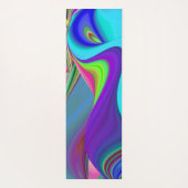Summerfeeling , Abstrakt 3D Rainbowart Yogamatte (Rückseite)