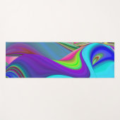 Summerfeeling , Abstrakt 3D Rainbowart Yogamatte (Vorderseite (Horizontal))