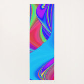 Summerfeeling , Abstrakt 3D Rainbowart Yogamatte (Rückseite)