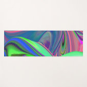 Summerfeeling , Abstrakt 3D Rainbowart Yogamatte (Vorderseite (Horizontal))