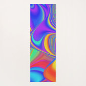 Summerfeeling , Abstrakt 3D Rainbowart Yogamatte (Rückseite)