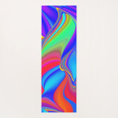 Summerfeeling , Abstrakt 3D Rainbowart Yogamatte (Rückseite)