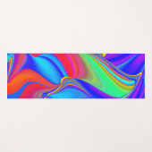 Summerfeeling , Abstrakt 3D Rainbowart Yogamatte (Vorderseite (Horizontal))