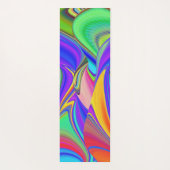 Summerfeeling , Abstrakt 3D Rainbowart Yogamatte (Rückseite)