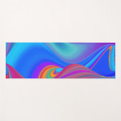 Summerfeeling , Abstrakt 3D Rainbowart Yogamatte (Vorderseite (Horizontal))
