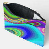 Summerfeeling , Abstrakt 3D Rainbowart Zubehörtasche (Offen)