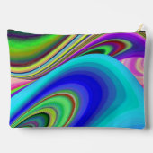 Summerfeeling , Abstrakt 3D Rainbowart Zubehörtasche (Rückseite)