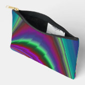 Summerfeeling , Abstrakt 3D Rainbowart Zubehörtasche (Offen)