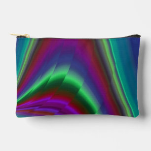 Summerfeeling , Abstrakt 3D Rainbowart Zubehörtasche