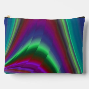 Summerfeeling , Abstrakt 3D Rainbowart Zubehörtasche