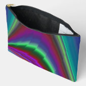 Summerfeeling , Abstrakt 3D Rainbowart Zubehörtasche (Offen)