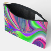 Summerfeeling , Abstrakt 3D Rainbowart Zubehörtasche (Offen)