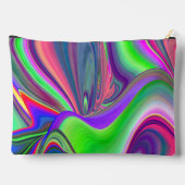 Summerfeeling , Abstrakt 3D Rainbowart Zubehörtasche (Rückseite)
