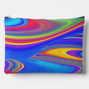 Summerfeeling , Abstrakt 3D Rainbowart Zubehörtasche